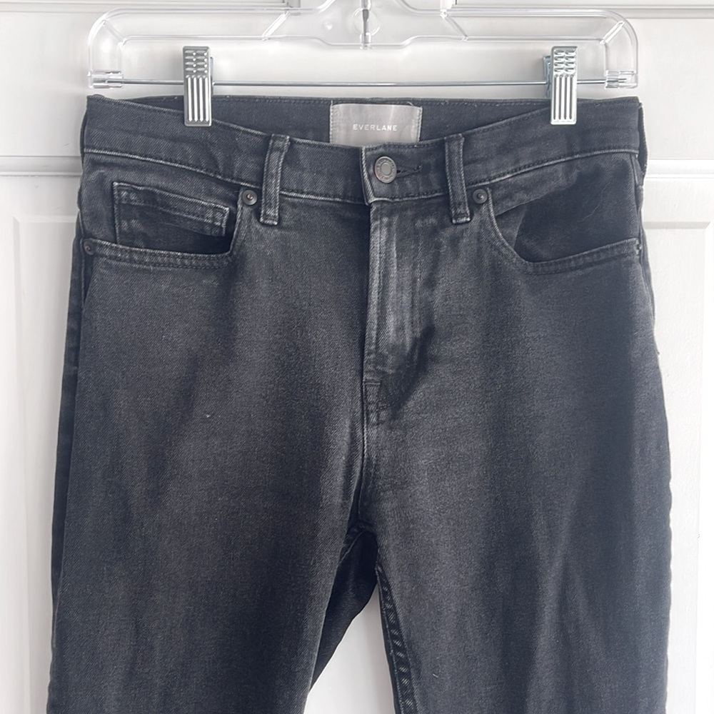 Everlane kick crop jeans black 27 regular